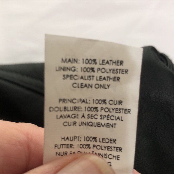 GENUINE LEATHER Straight Leg Pants - Picture 9 of 10